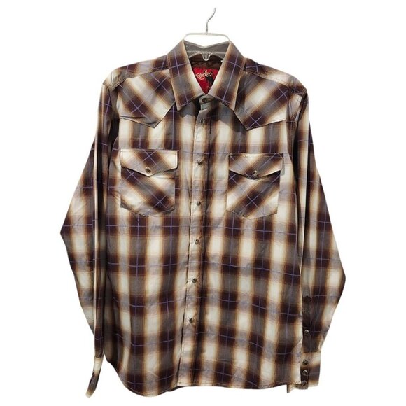 Rodeo Clothing Co Mens Multicolor Pearl‎ Snap Western Cowboy Shirt NWOT - Picture 3 of 11